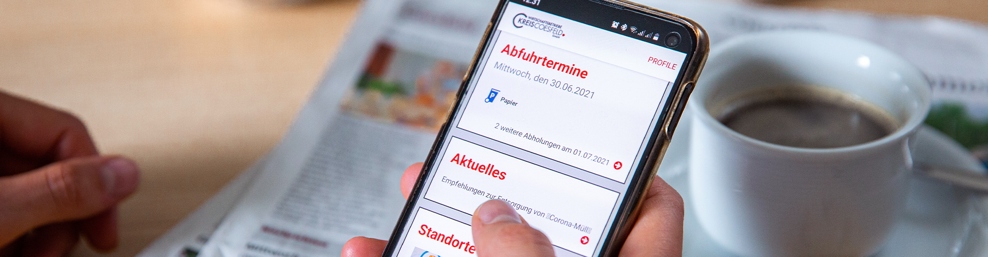 Die Abfall-APP WBC
